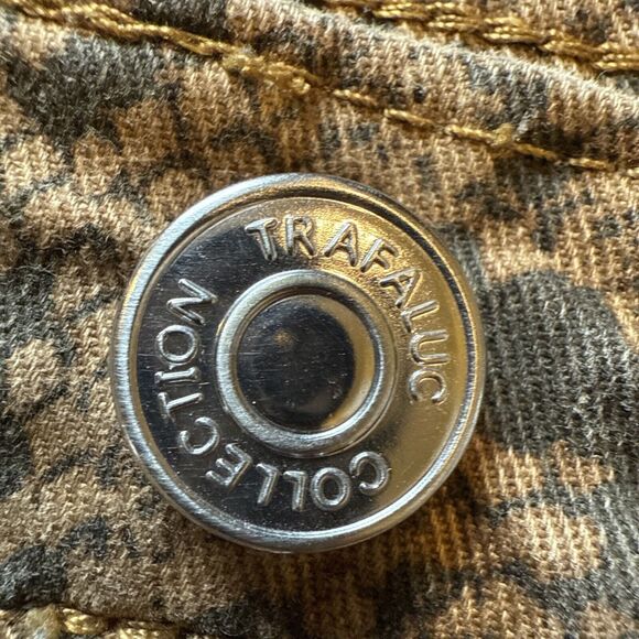 Zara Brown python Ssake Print Stretch High Rise Skinny Jeans Womens Size 6 - Picture 4 of 7